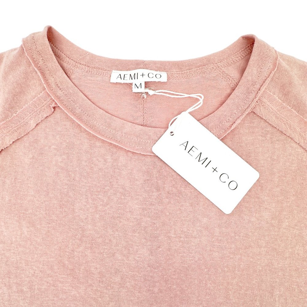 AEMI + CO Junie Tee Pink Size M - Picture 3 of 8